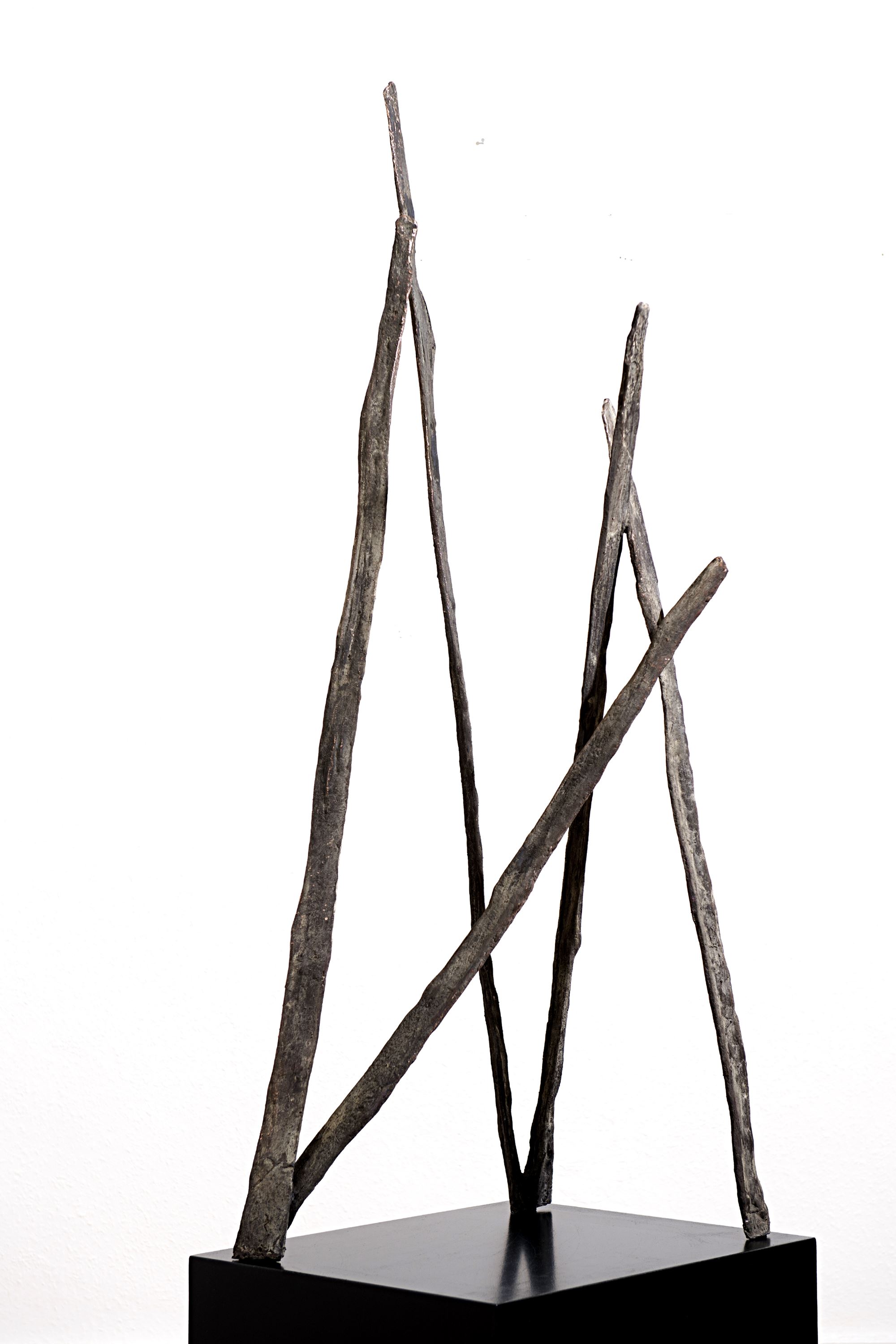 Five Pieces 3 - bronze - 140 cm