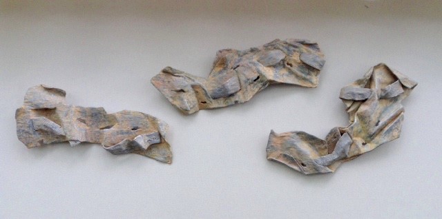 Traces - aluminium - 3x 30 cm