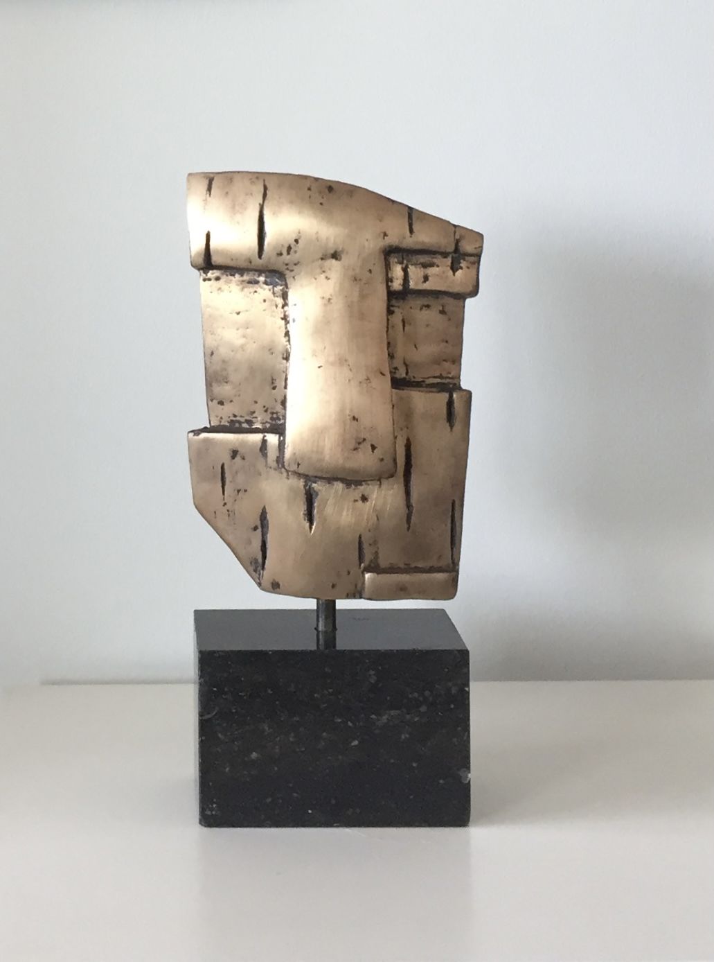 Mask 2 - bronze polished - 27 cm