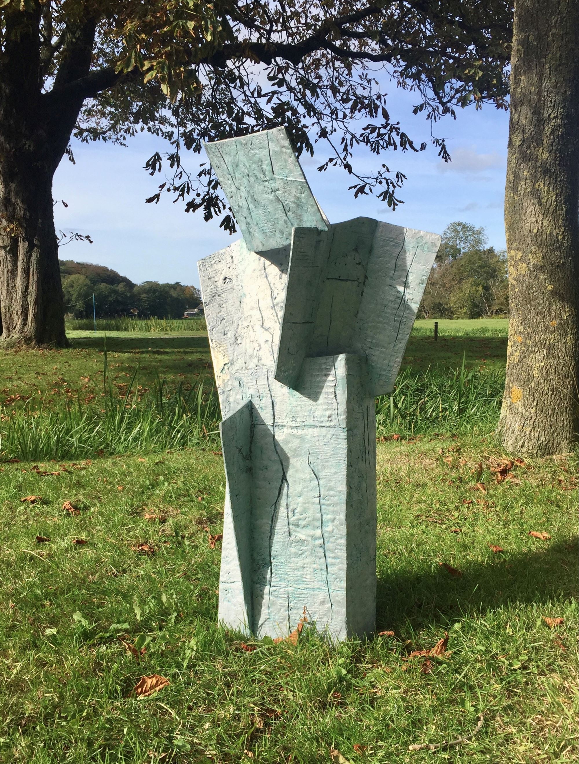 Moving Plates 3 - aluminium - 120 cm